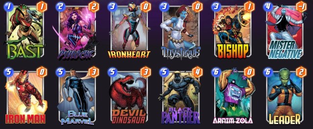 Marvel Snap deck