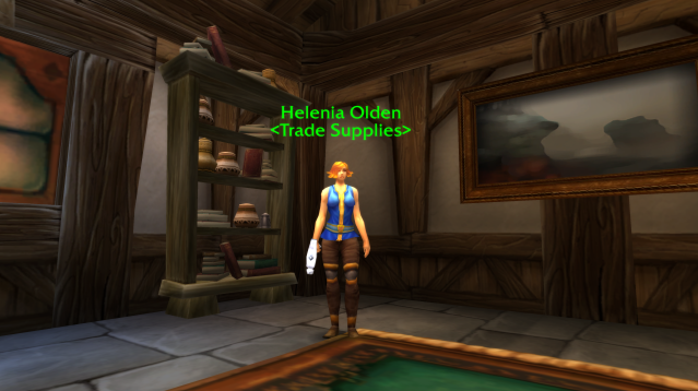 Vendor in Theramore in WoW Classic selling Soothing Spices