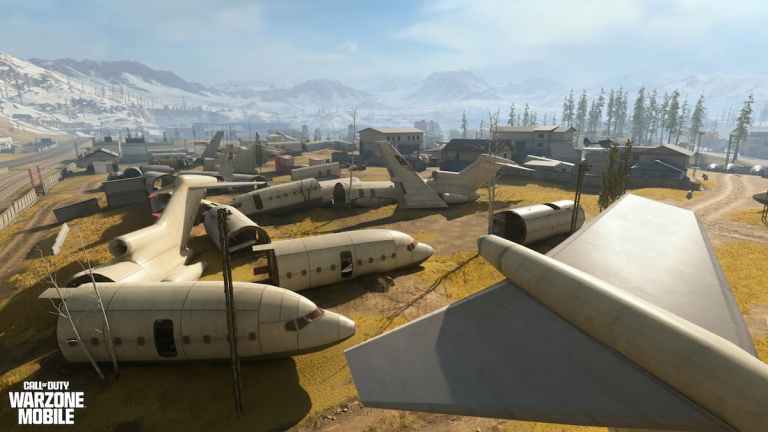 Warzone Mobile Verdansk plane graveyard