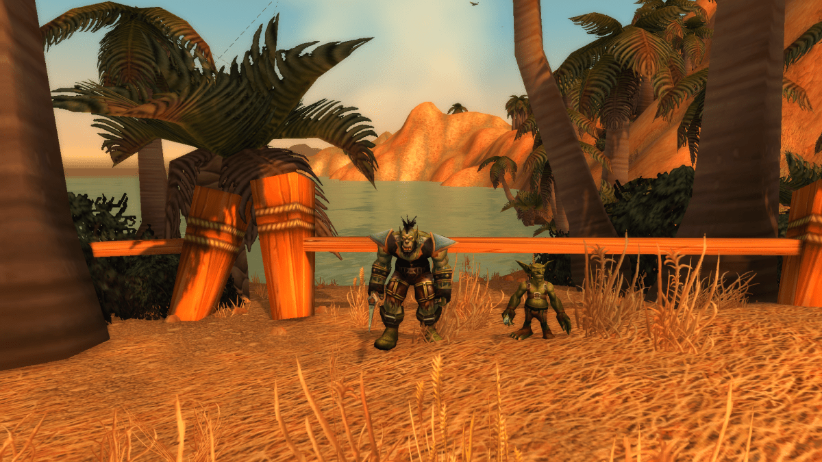 Image of an Orc and Goblin in WoW SoD.