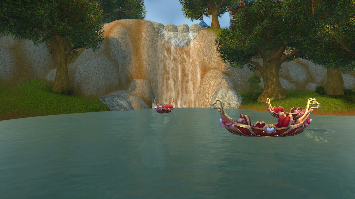 Ships in Olivia's Pond in Stormwind