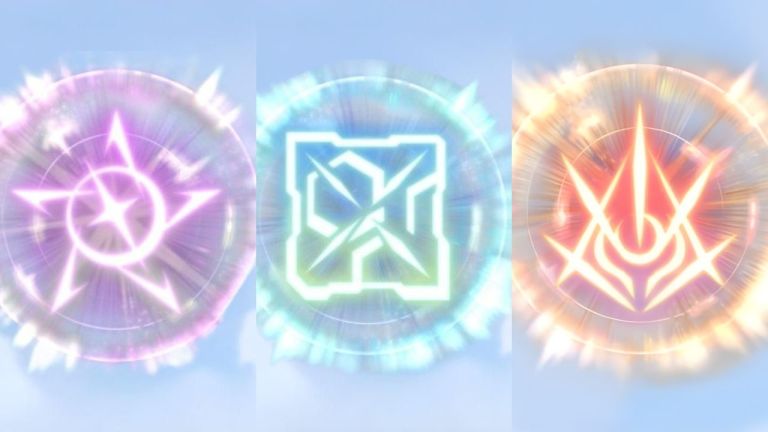 A split screen image of Granblue Fantasy Sigils showing a special, a defensive, and an offensive Sigil.