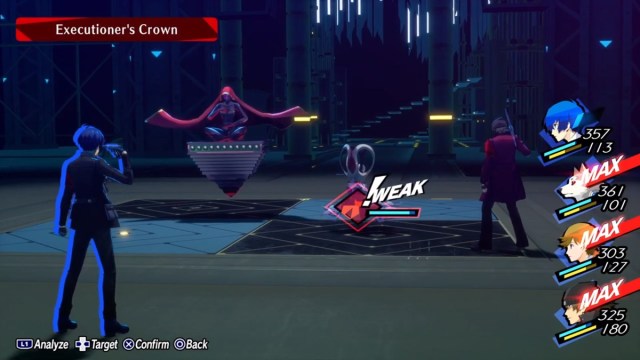 Persona 3 Reload Bloody Maria and Executioner's Crown fight