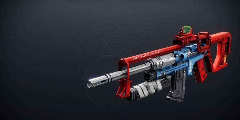 The Arctic Haze auto rifle from Destiny 2.