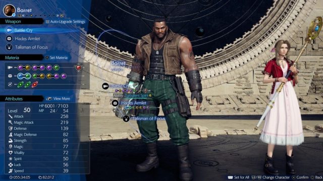 Barret in Final Fantasy 7 Rebirth.