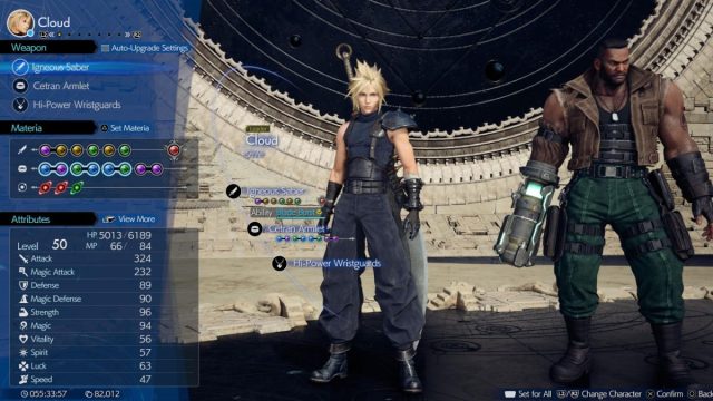 Cloud in Final Fantasy 7 Rebirth.