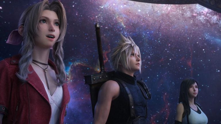 aerith, cloud, and tifa in ff7 rebirth