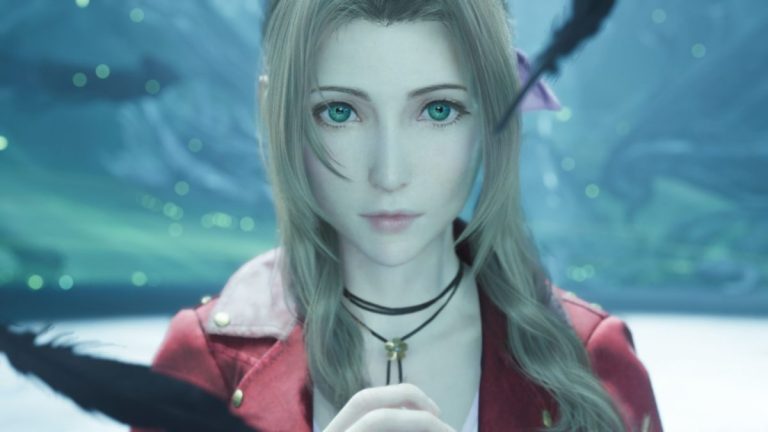 aerith looking at camera in final fantasy 7 rebirth