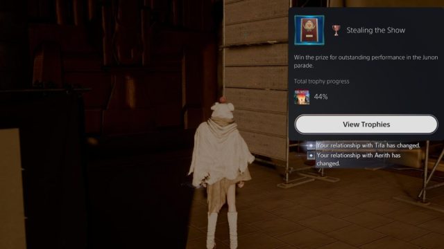 playstation trophy for junon parade in final fantasy 7 rebirth