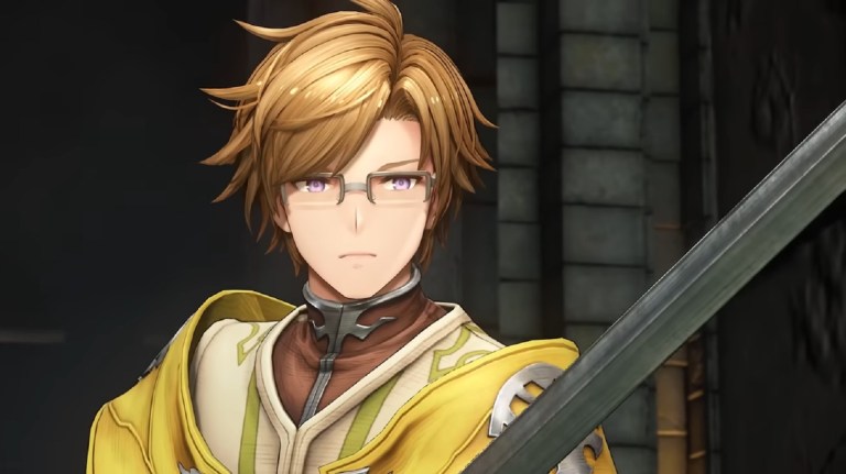 Granblue Fantasy Relink Rolan holding sword