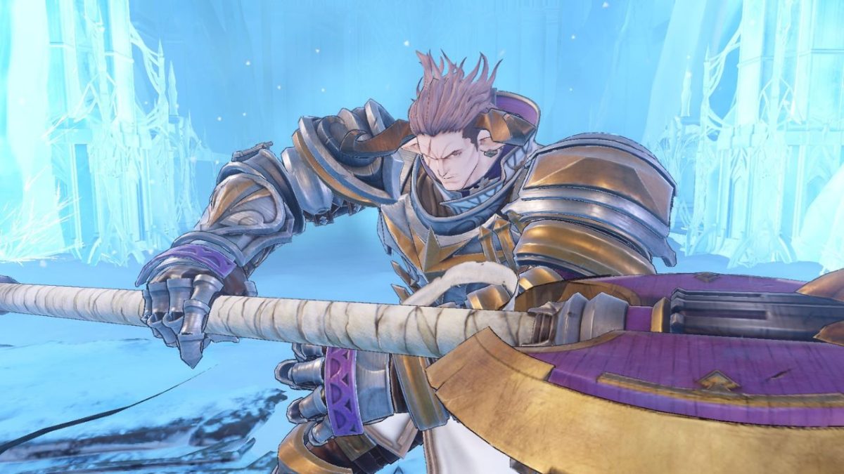 A screenshot of Gallanza in Granblue Fantasy: Relink.