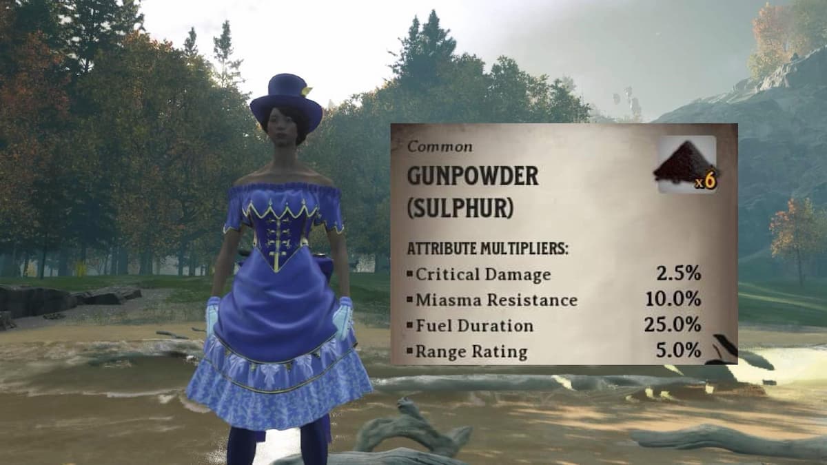 Gunpowder in Nightingale.