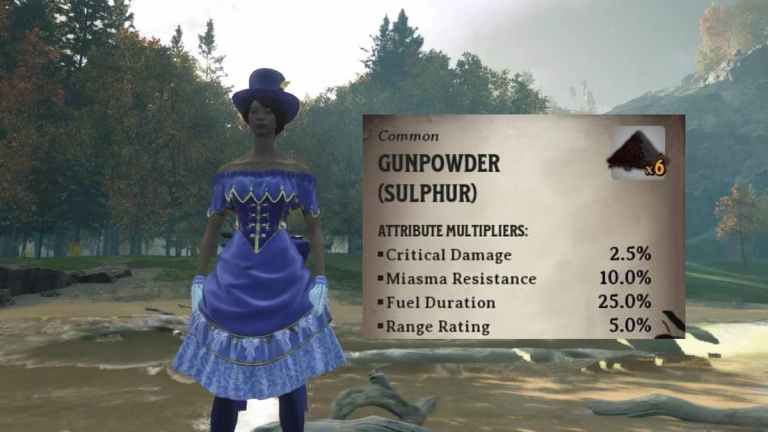 Gunpowder in Nightingale.