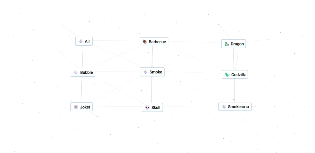 Screenshot showing how to make Smoke and other elements in Infinite Craft.