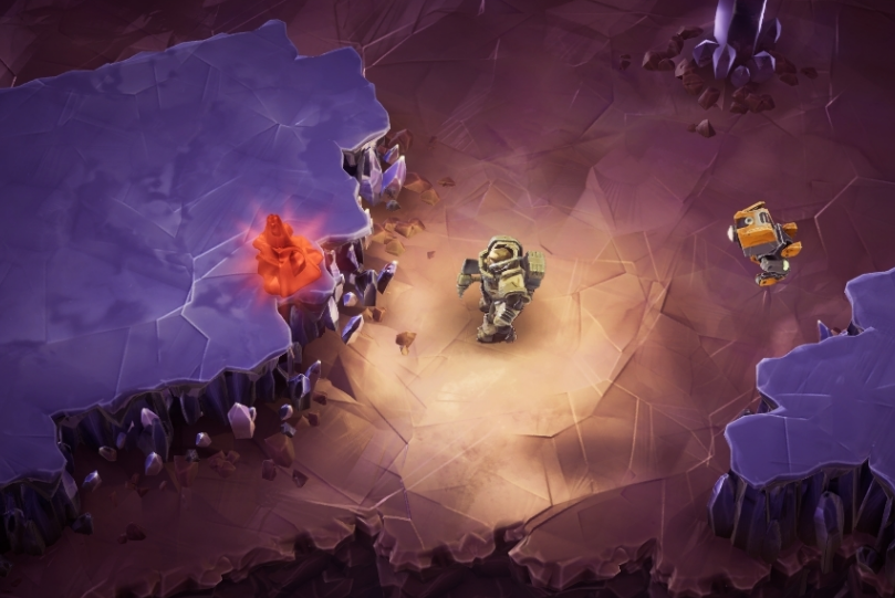 A screenshot of what Red Sugar looks like in Deep Rock Galactic: Survivor.