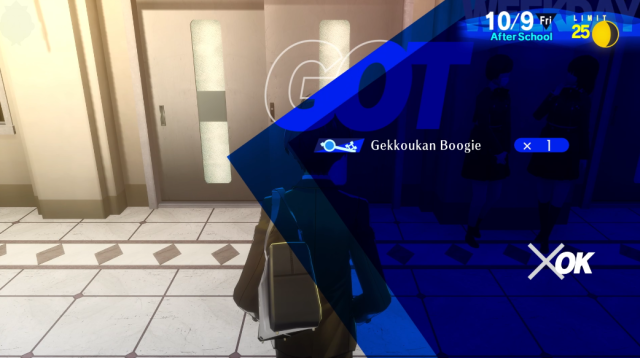 Gekkoukan Boogie Key Item Persona 3 Reload