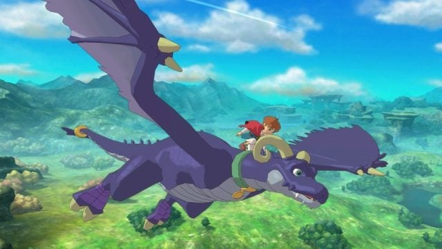 player riding creature in ni no kuni