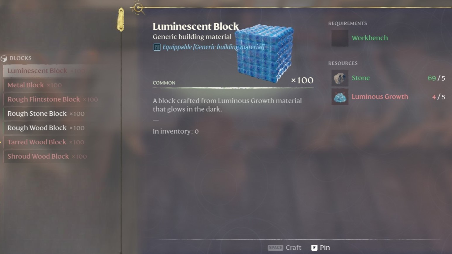 Some building blocks in Enshrouded.