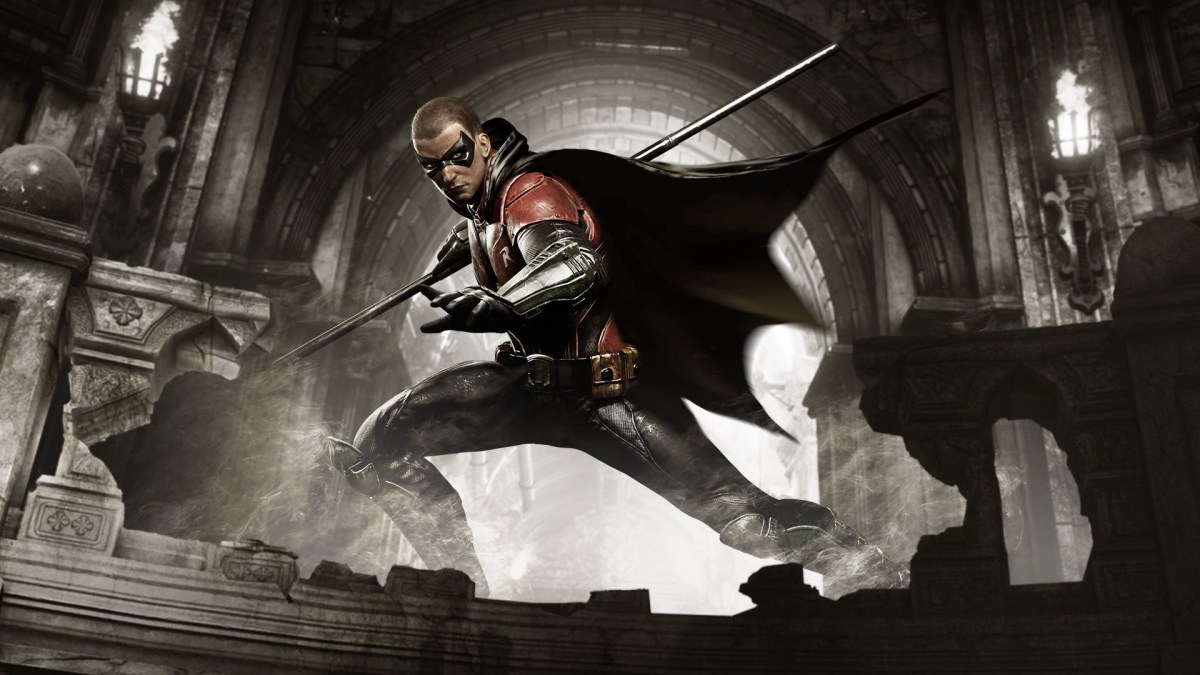 A promotional image of Robin from Batman Arkham City