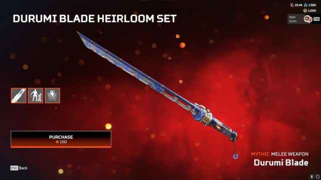 Crypto's Durumi Blade Heirloom Set.