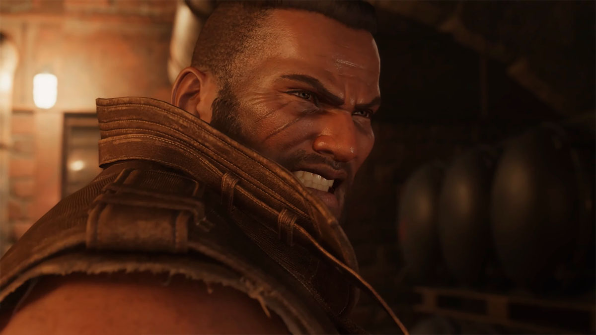 Barret in Final Fantasy 7 Rebirth