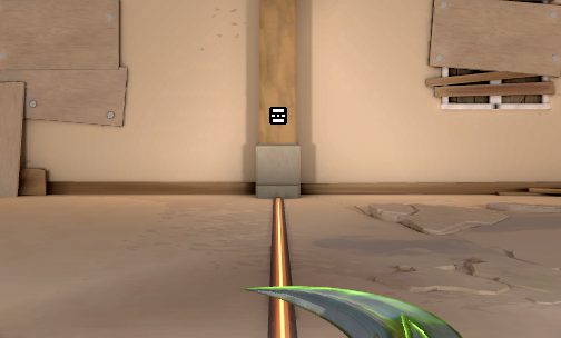 Burger crosshair in VALORANT