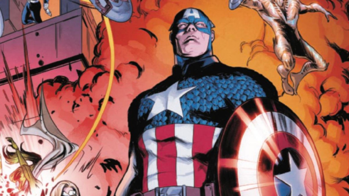 Captain America comic panel