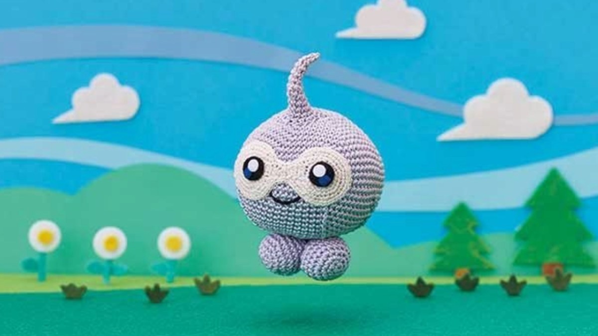 Art of a yarn Castform in Pokemon TCG