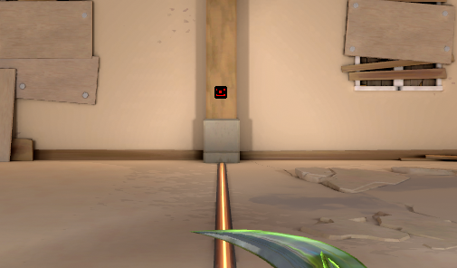 Clown smiley crosshair in VALORANT