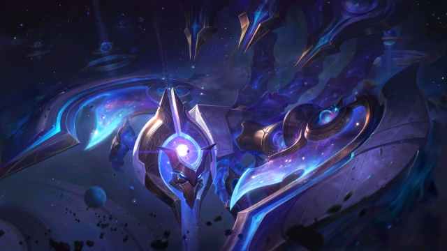 Cosmic Sting Skarner splash art in League of Legends