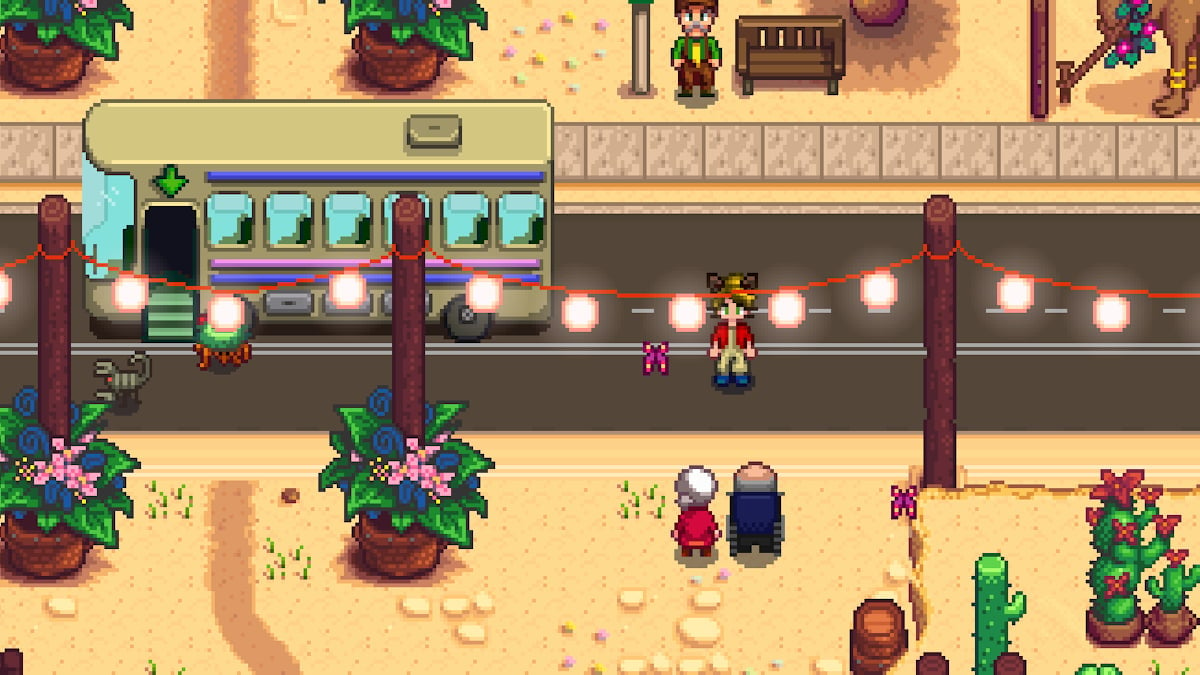 Center of Desert Festival in Stardew Valley