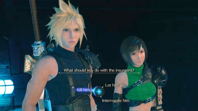 dialogue options gongaga protorelic FF7R