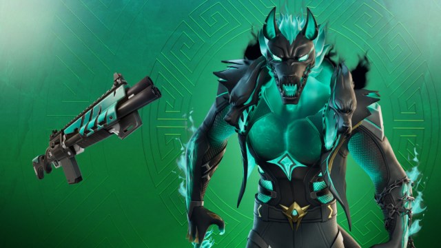 The Cerberus Tier 1 Skin in Fortnite.