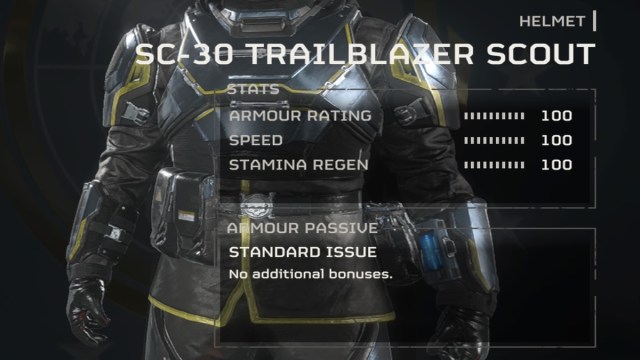 Trailblazer Scout Helmet stats