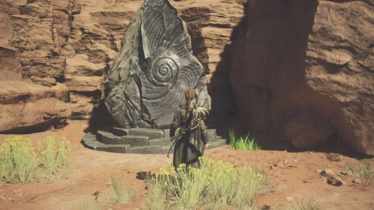 Standing in front of the Battahl riftstone in Dragon's Dogma 2