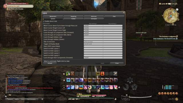 Where to hide UI in Final Fantasy XIV