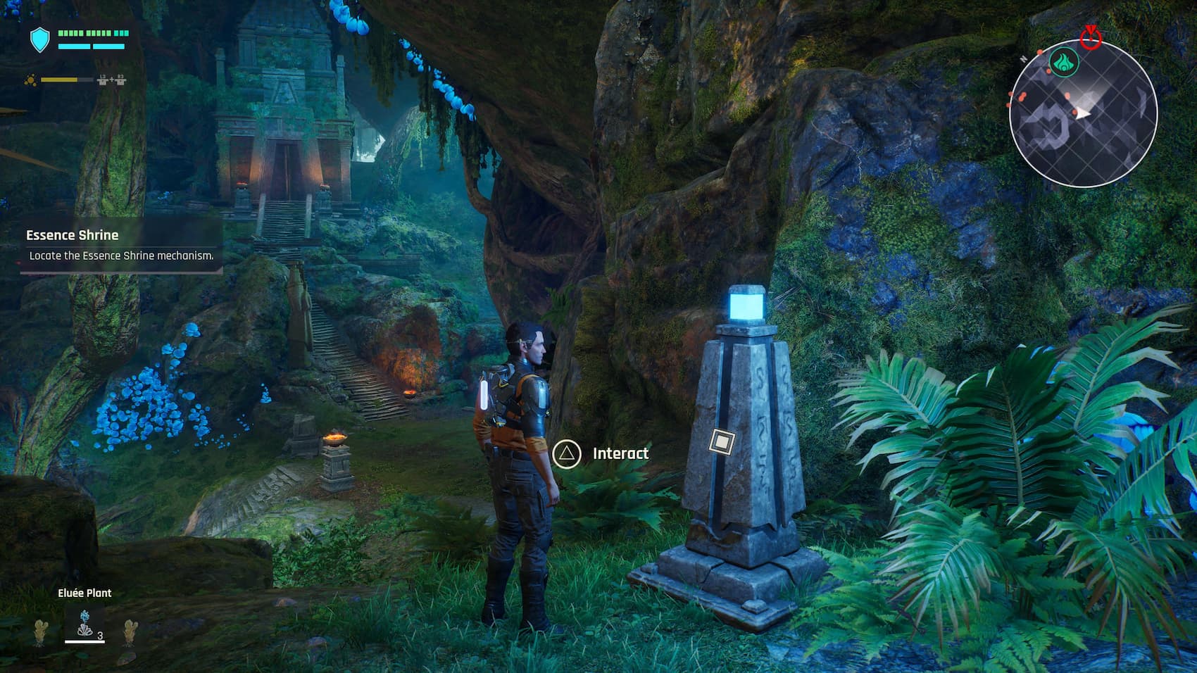 An in game image of a Essence Shrine pillar from Outcast A New Beginning