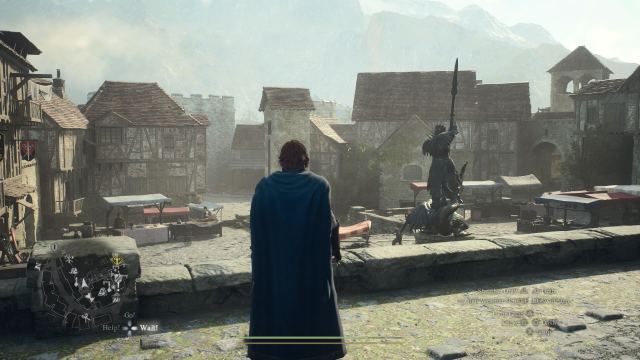 Marketplace in Vensworth in Dragon's Dogma 2.