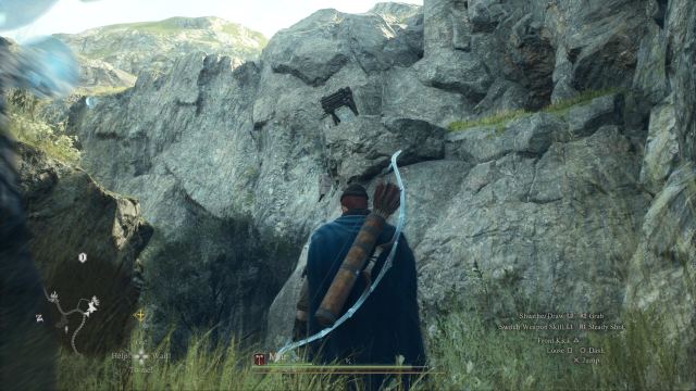 Arisen looking at a ladder in Dragon's Dogma 2.