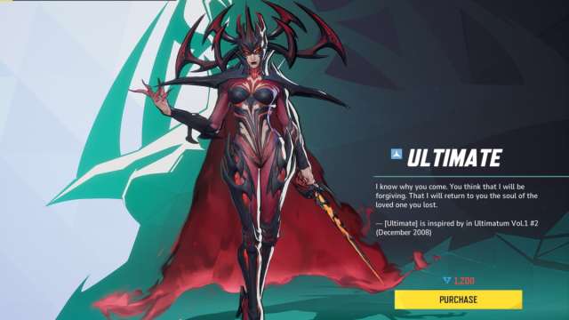 Hela's Ultimate skin in Marvel Rivals.