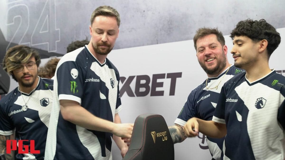 Team Liquid after a win at the Americas RMR for the PGL Copenhagen CS2 Major.