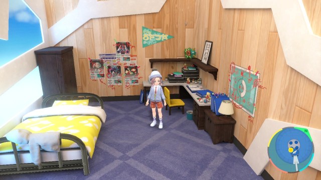 Kieran's room in Pokémon Scarlet and Violet.