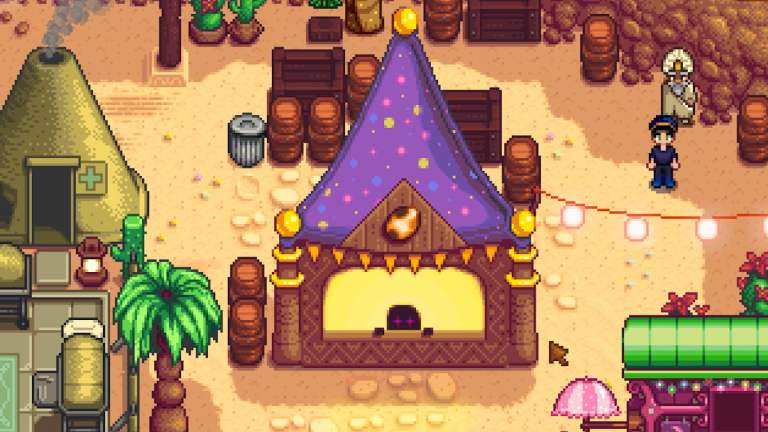 Scholar at Desert Festival in Stardew Valley