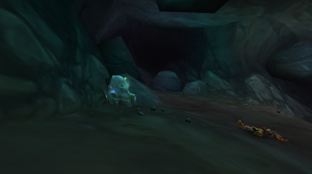 A vein of Lesser Bloodstone Ore in WoW Classic in the Favor for Krazek quest