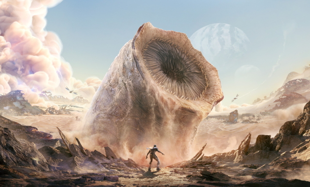 Key art of Shai Hulud in Dune Awakening