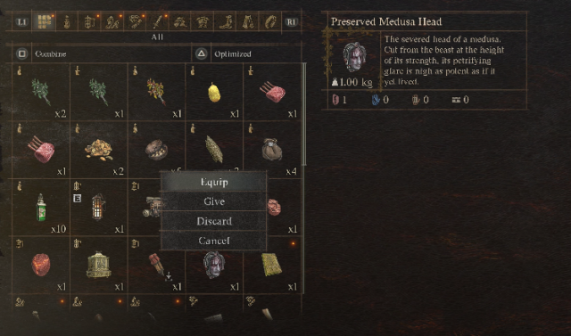 An image showing the Preserved Medusa head in Dragon's Dogma 2