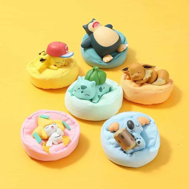 Sleeping Pokemon Figures