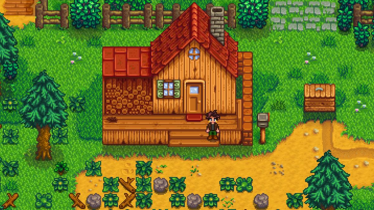 Beginners Farm house in Stardew Valley