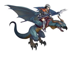 An image of the Wyvern Knight class from Unicorn Overlord.