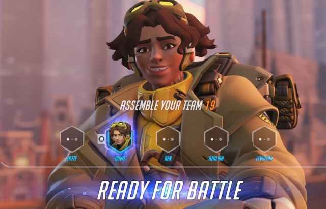 Venture character select screen in Overwatch 2